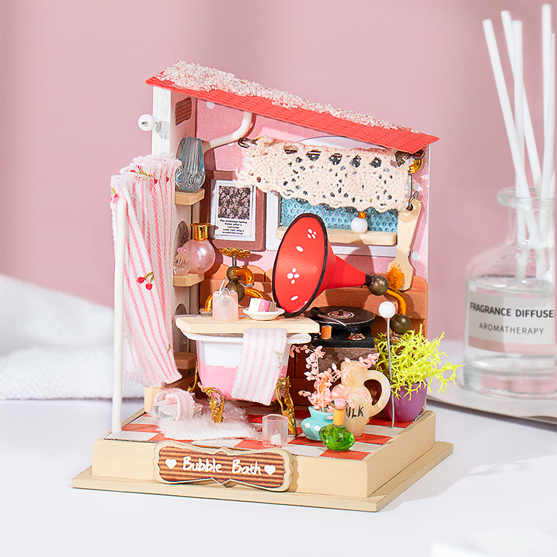 Rolife Sweet Dream Bedroom DIY Miniature Kit