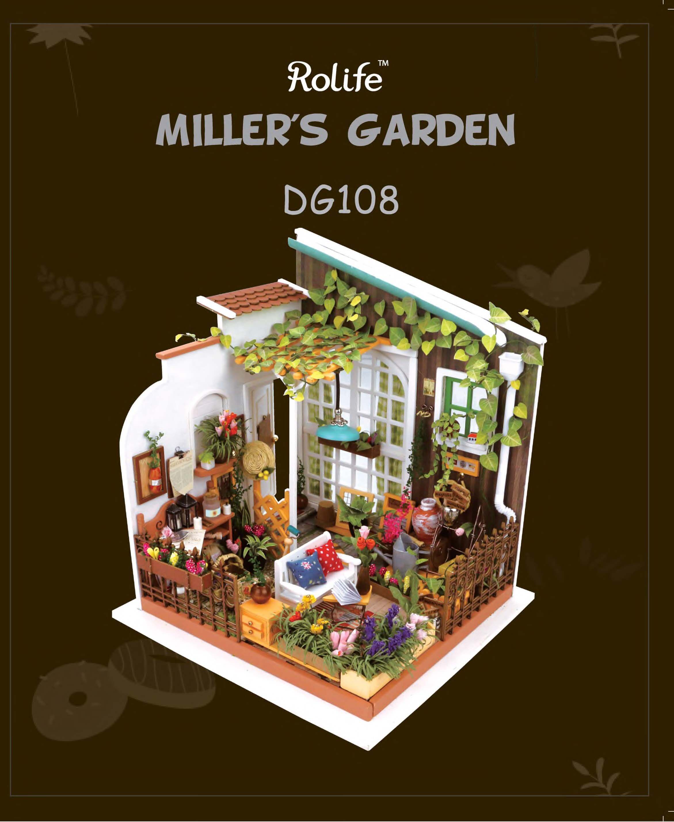 Maison miniature - Jardin de M. Miller Rolife DG108