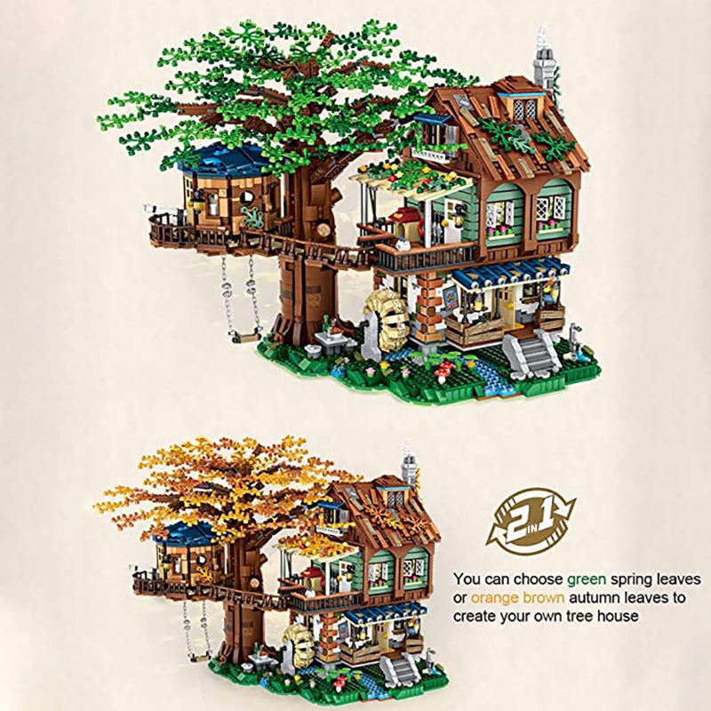 Tree House and Cabinet | LOZ 1033 Mini Block Building Set for Ages 14+