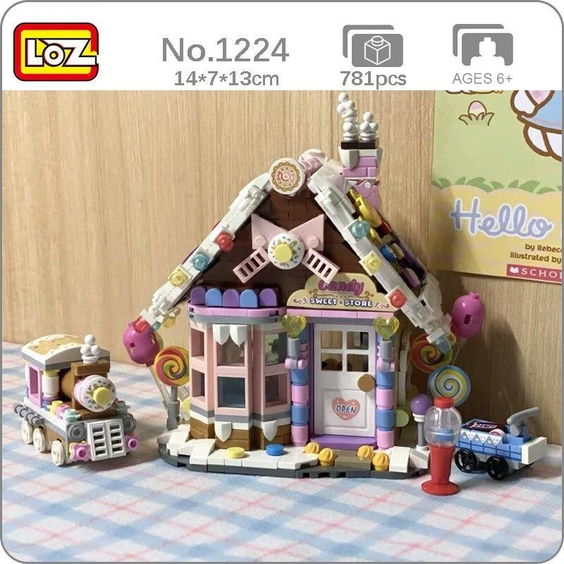 Candy House | LOZ 1224 Mini Block Building Bricks Set Fairy Tale for Ages  10+