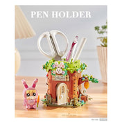 Rabbit House Pen Holder | LOZ 1242 Mini Block Building Bricks Set for Ages 10+