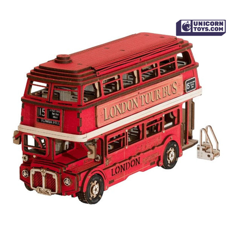 London Tour Bus | Rolife 3D Wooden Puzzle TGM02