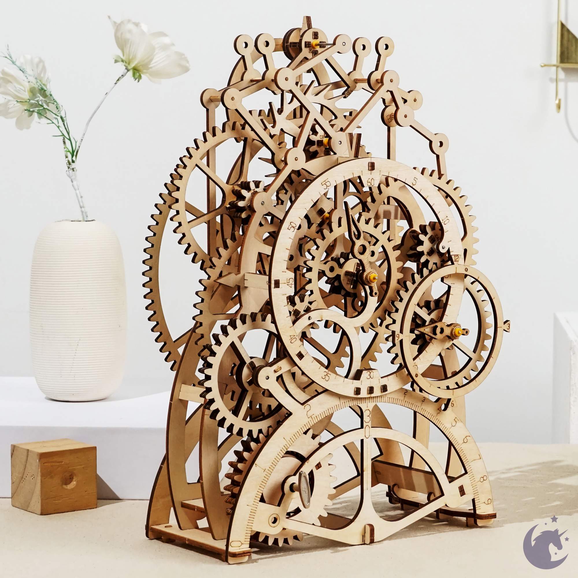 Pendulum Clock | Robotime ROKR LK501 Mechanical Gears Puzzle Kit