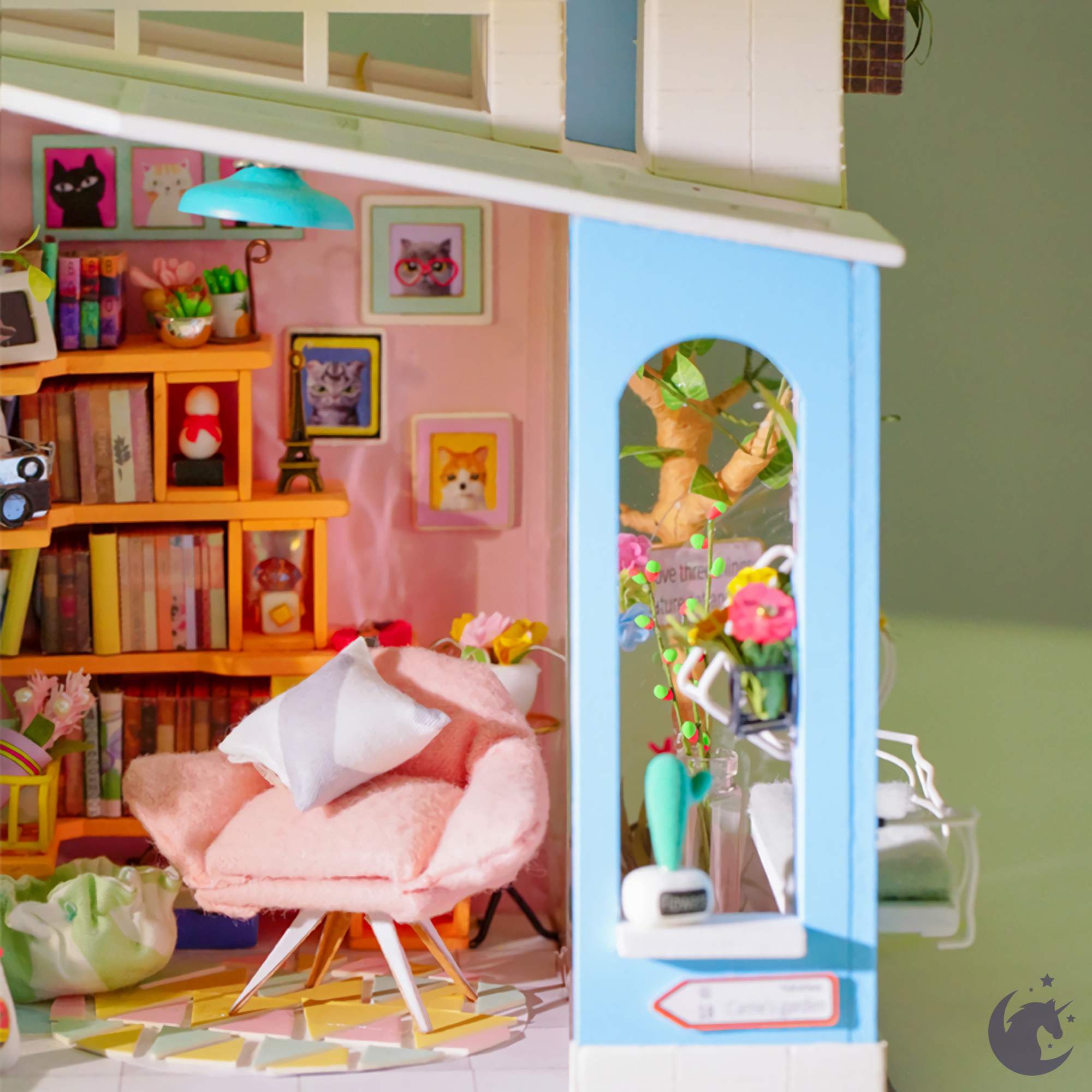 Rolife DIY Miniature Dollhouse Kit Tiny House Gift pour adultes et  adolescents à construire (Loft Doras) 