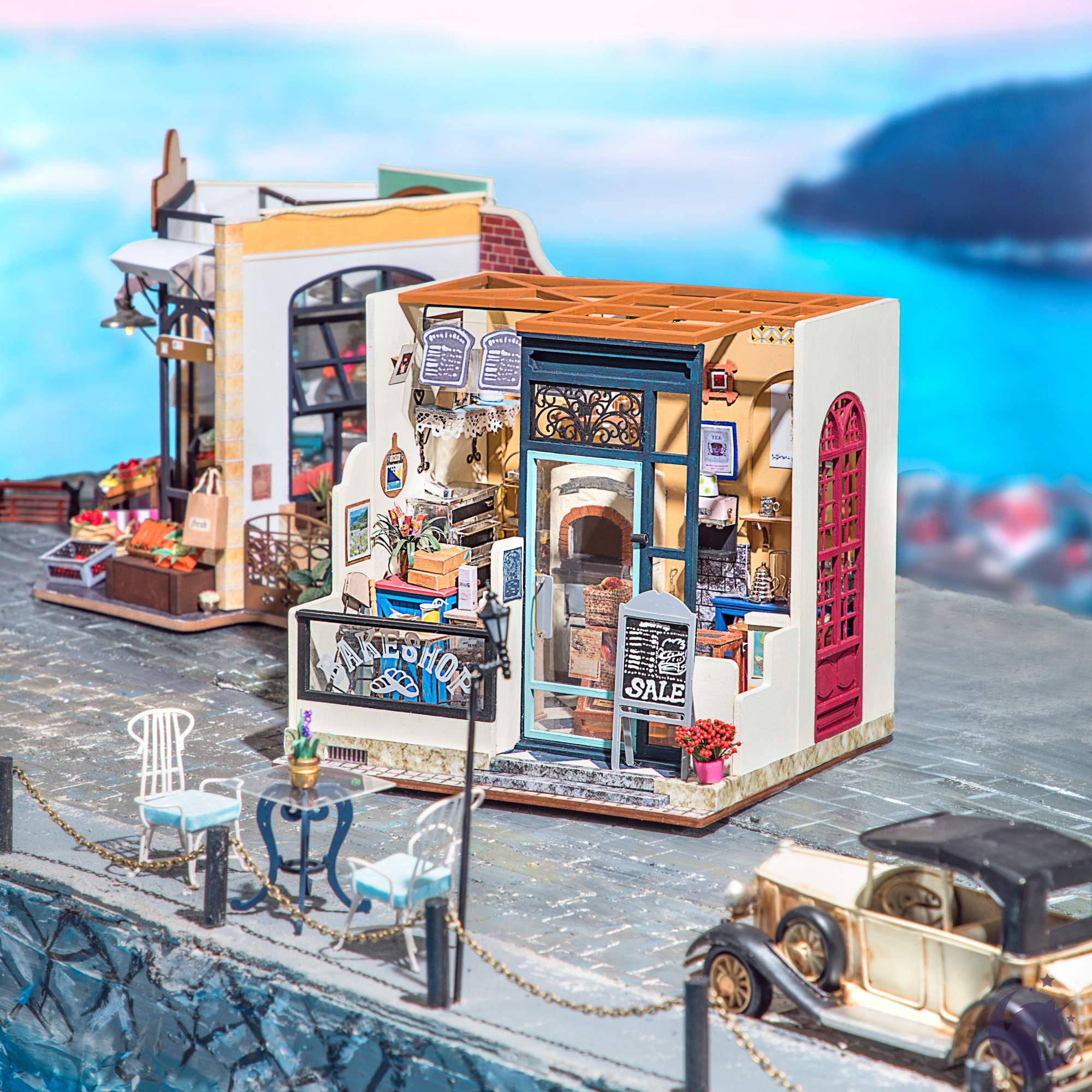 DIY miniature house Honey Icecream Shop - Daphne's Diary